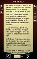 برنامه‌نما Study French Bible Offline عکس از صفحه