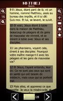 برنامه‌نما Study French Bible Offline عکس از صفحه