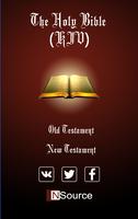 King James Version Bible - KJV poster