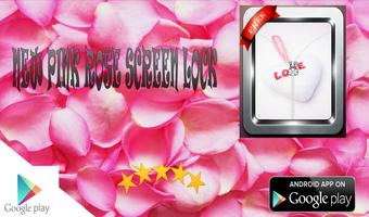 new Pink Roses screen lock पोस्टर