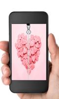 برنامه‌نما new Pink Roses screen lock عکس از صفحه