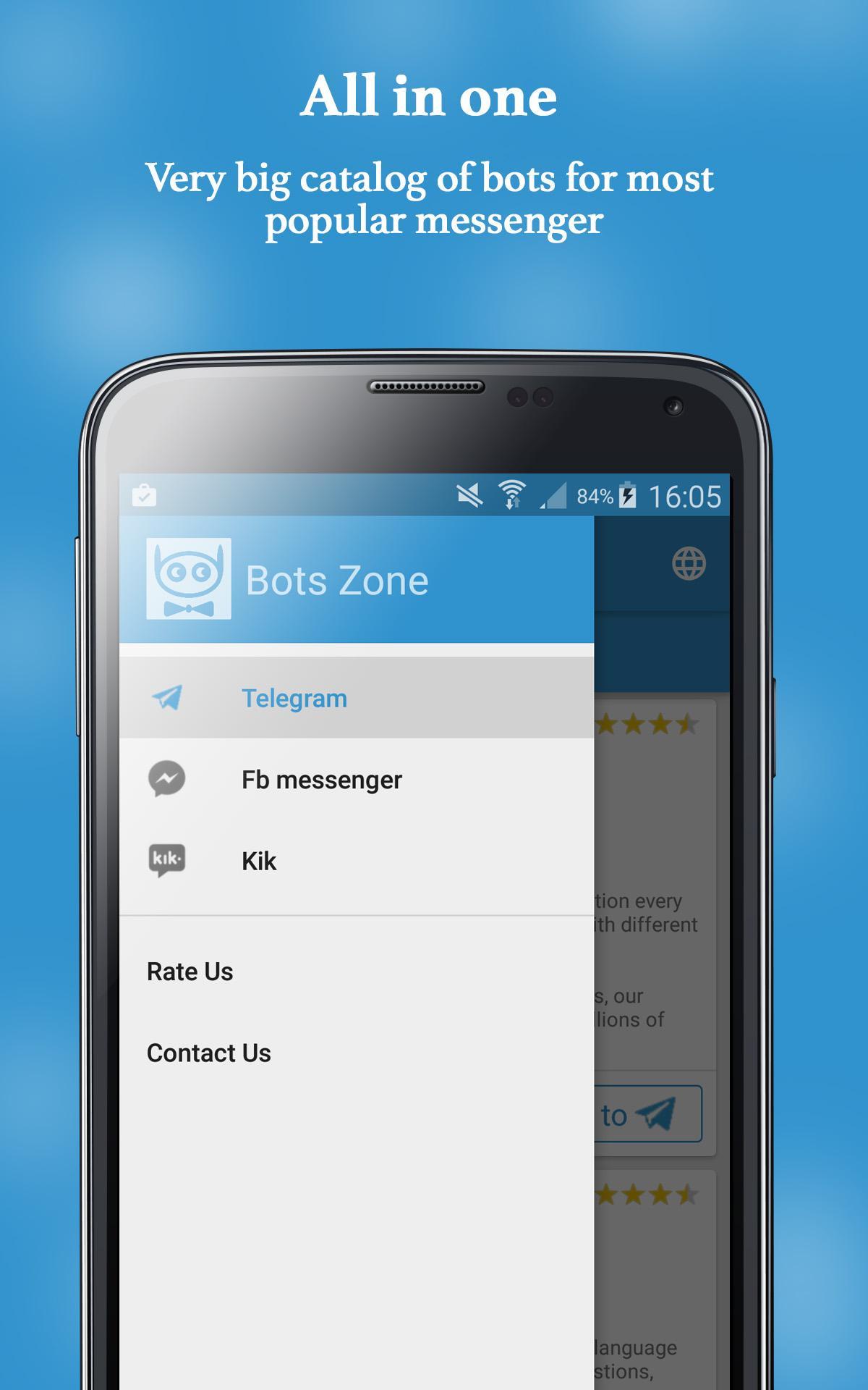 Telegra model set. Zone bot.