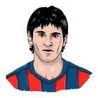 Draw Leo Messi أيقونة