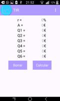 برنامه‌نما Economía calcular VAN y TIR عکس از صفحه