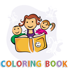 mandala coloring anxiety book ícone