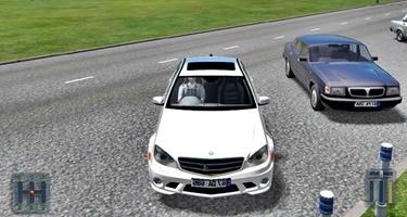 C63 Car Drive Simulator Affiche