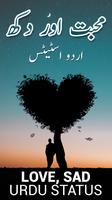 Love Sad Urdu Photo Status poster