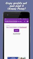 Profile Picture Enlarger for Instagram capture d'écran 1