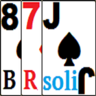 Black Red Solitaire icono