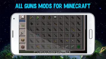 Guns mod for Minecraft الملصق