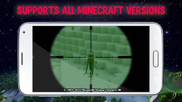 Guns mod for Minecraft تصوير الشاشة 1