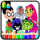 Coloring Book For Teen-Titan أيقونة