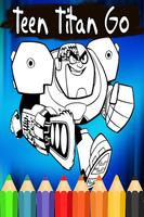 Coloring Book For Teen-Titan تصوير الشاشة 1