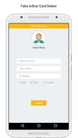 Fake Aadhar Card for India ảnh chụp màn hình 1
