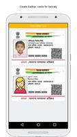 Fake Aadhar Card for India ảnh chụp màn hình 3