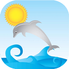 dolphin jumping game आइकन