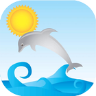 dolphin jumping game أيقونة