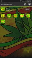 GO Launcher EX Theme marijuana capture d'écran 3