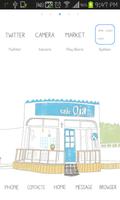 Cafe Oia Go Launcher theme Affiche