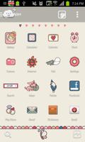 Cute couple go launcher theme 截图 2