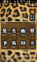 Gold Leopard go launcher theme screenshot 2