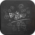 Blackboard go launcher theme-icoon