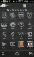 Blackboard go launcher theme screenshot 1