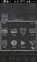 Blackboard go launcher theme screenshot 2