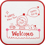 Stitch go launcher theme