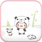 Panda Bebe go launcher theme ไอคอน