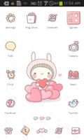 BeBe Heart go launcher theme Plakat