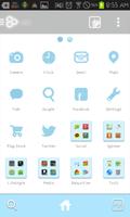 Blue Ocean go launcher theme screenshot 2