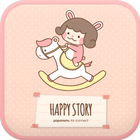 ikon Happy story go launcher theme
