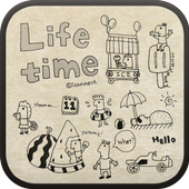 Life time go launcher theme icône