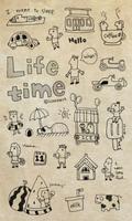 Life time go launcher theme penulis hantaran