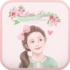 Little Girl go launcher theme icône