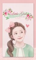 Little Girl go launcher theme Affiche