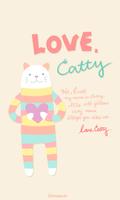 Love Catty go launcher theme Affiche