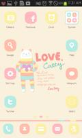 Love Catty go launcher theme 스크린샷 1