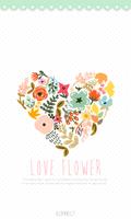 Love Flower go launcher theme Affiche