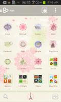 Love is go launcher theme تصوير الشاشة 1