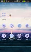 Paris go launcher theme ภาพหน้าจอ 1