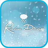 Raindrops go launcher theme Zeichen