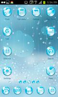 Raindrops go launcher theme الملصق
