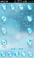 Raindrops go launcher theme Plakat