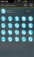 Raindrops go launcher theme تصوير الشاشة 3