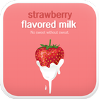 Strawberry milk go launcher icône