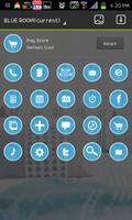 Blue room go launcher theme capture d'écran 3