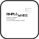 SIMPLE WHITE go launcher theme APK