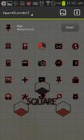 square GO launcher theme captura de pantalla 3